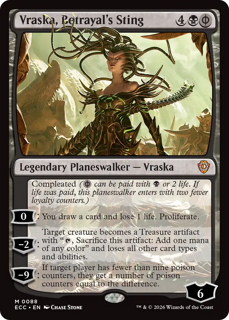 Vraska, Betrayal's Sting [Lorwyn Eclipsed Commander] | Game Master's Emporium (The New GME)