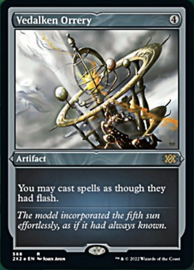 Vedalken Orrery (Foil Etched) [Double Masters 2022] | Game Master's Emporium (The New GME)