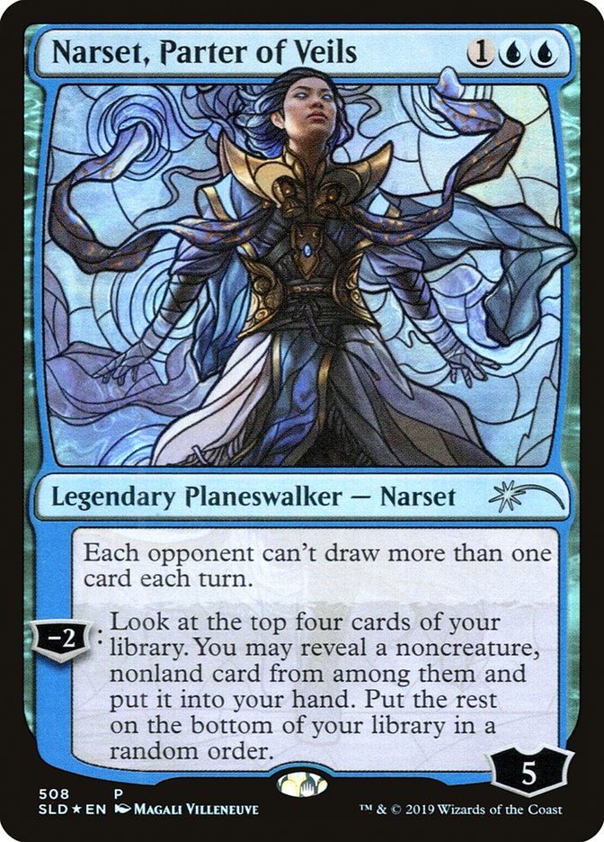 Narset, Parter of Veils (Stained Glass) [Secret Lair Drop Promos] | Game Master's Emporium (The New GME)