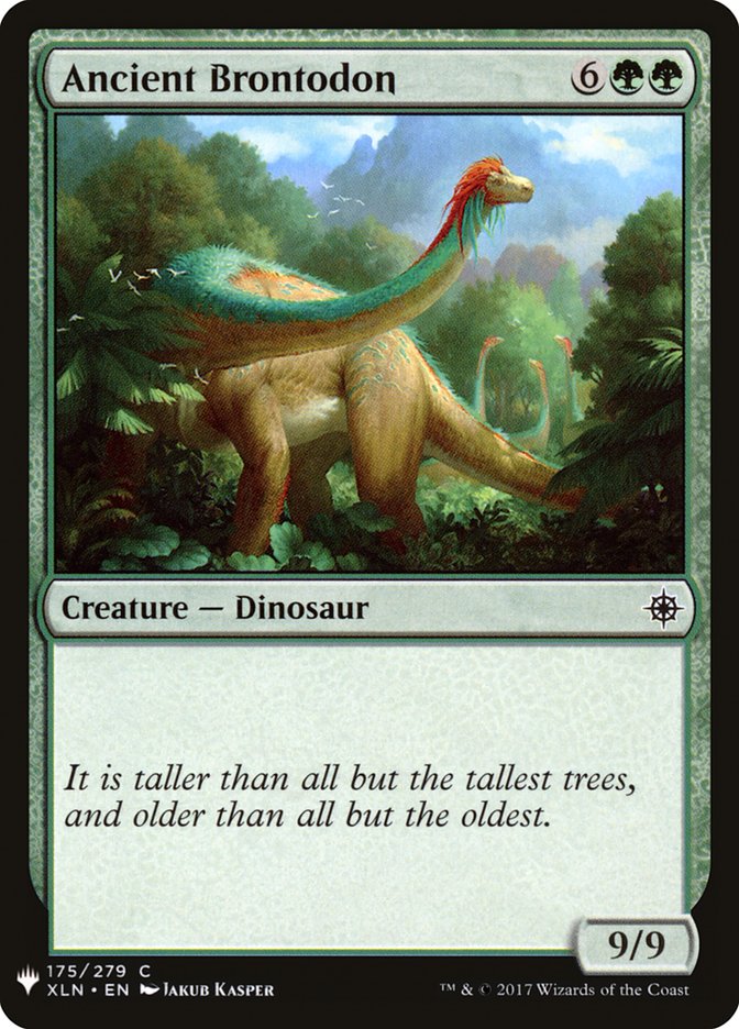 Ancient Brontodon [Mystery Booster] | Game Master's Emporium (The New GME)