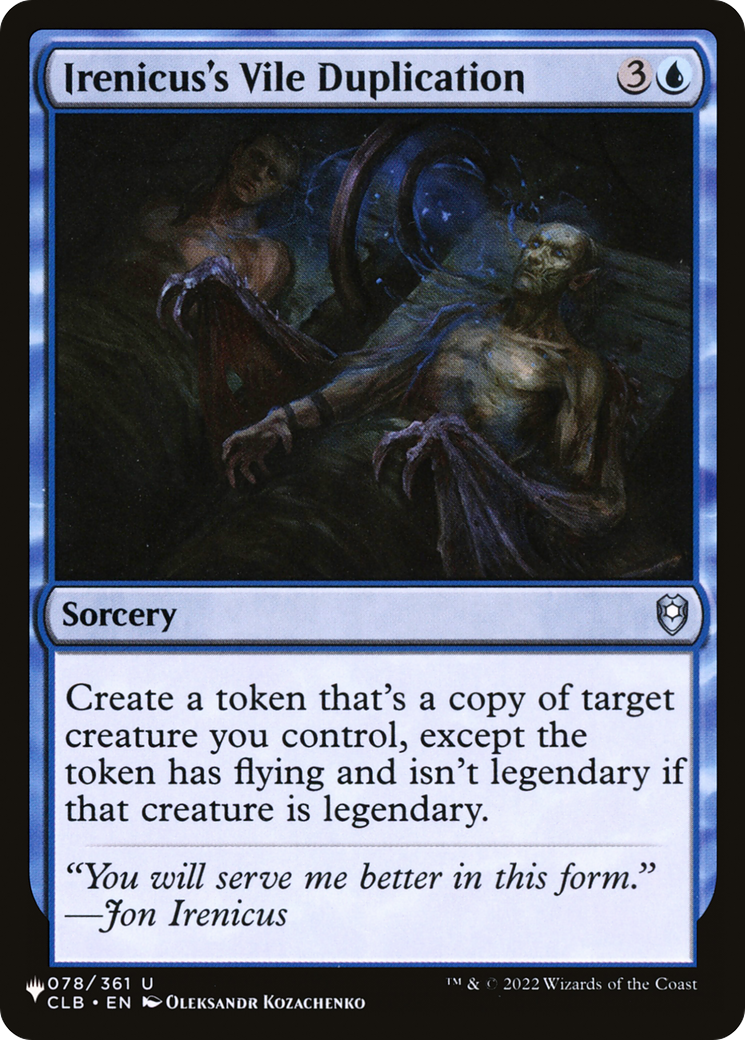 Irenicus's Vile Duplication [The List] | Game Master's Emporium (The New GME)