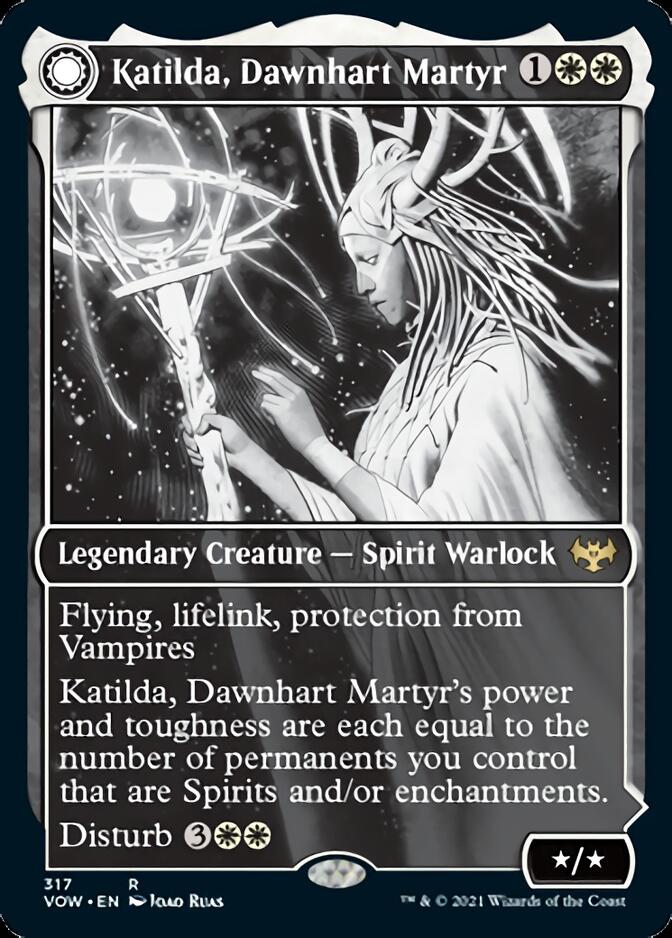 Katilda, Dawnhart Martyr // Katilda's Rising Dawn (Showcase Eternal Night) [Innistrad: Crimson Vow] | Game Master's Emporium (The New GME)