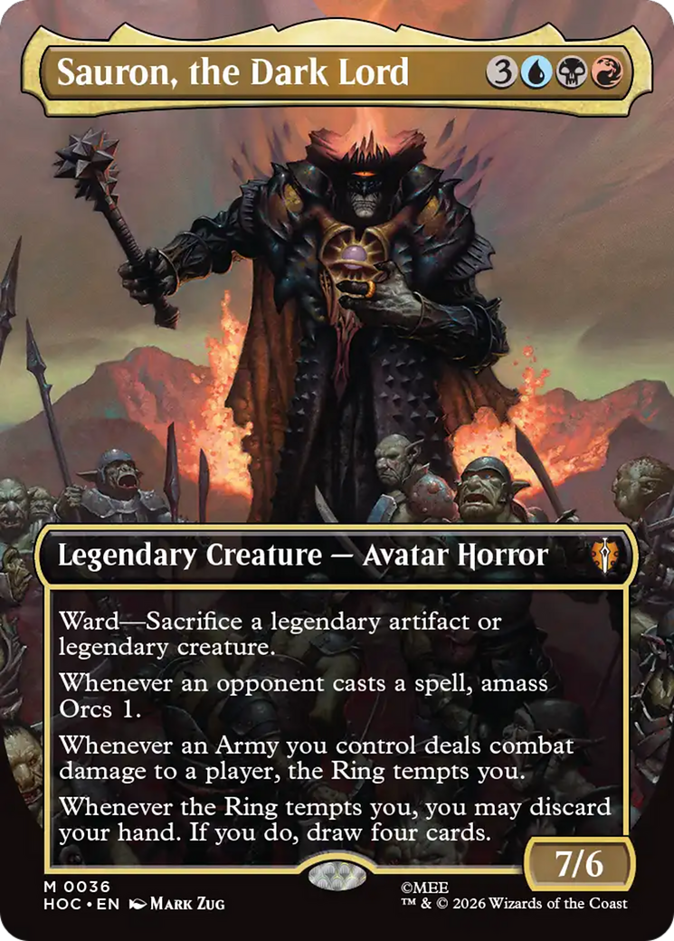 Sauron, the Dark Lord (Borderless) [The Hobbit] | Game Master's Emporium (The New GME)