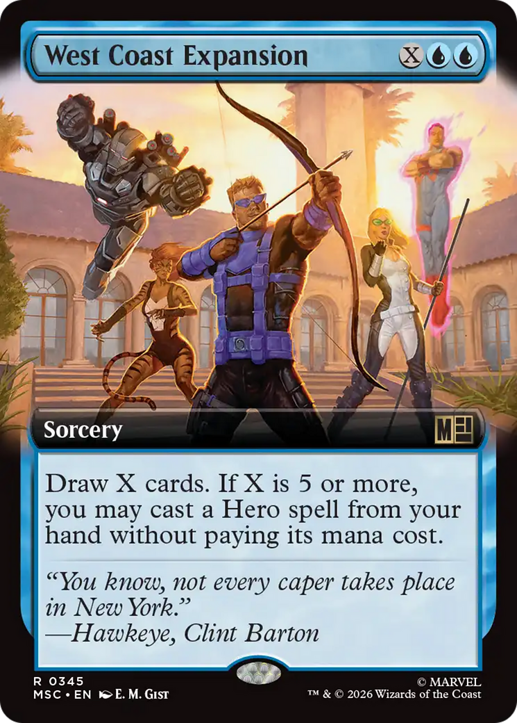 West Coast Expansion (Extended Art) [Marvel Super Heroes Commander] | Game Master's Emporium (The New GME)