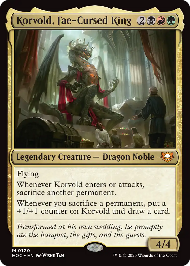 Korvold, Fae-Cursed King [Edge of Eternities Commander] | Game Master's Emporium (The New GME)