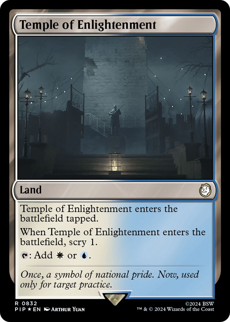 Temple of Enlightenment (Surge Foil) [Fallout] | Game Master's Emporium (The New GME)