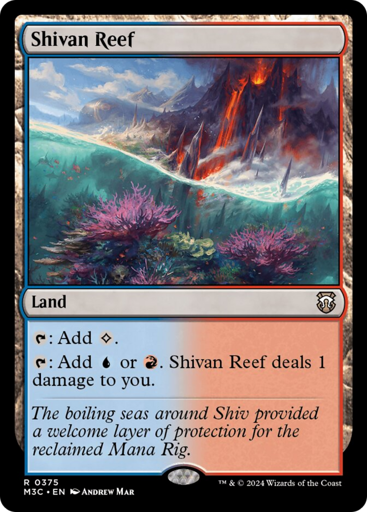 Shivan Reef (Ripple Foil) [Modern Horizons 3 Commander] | Game Master's Emporium (The New GME)