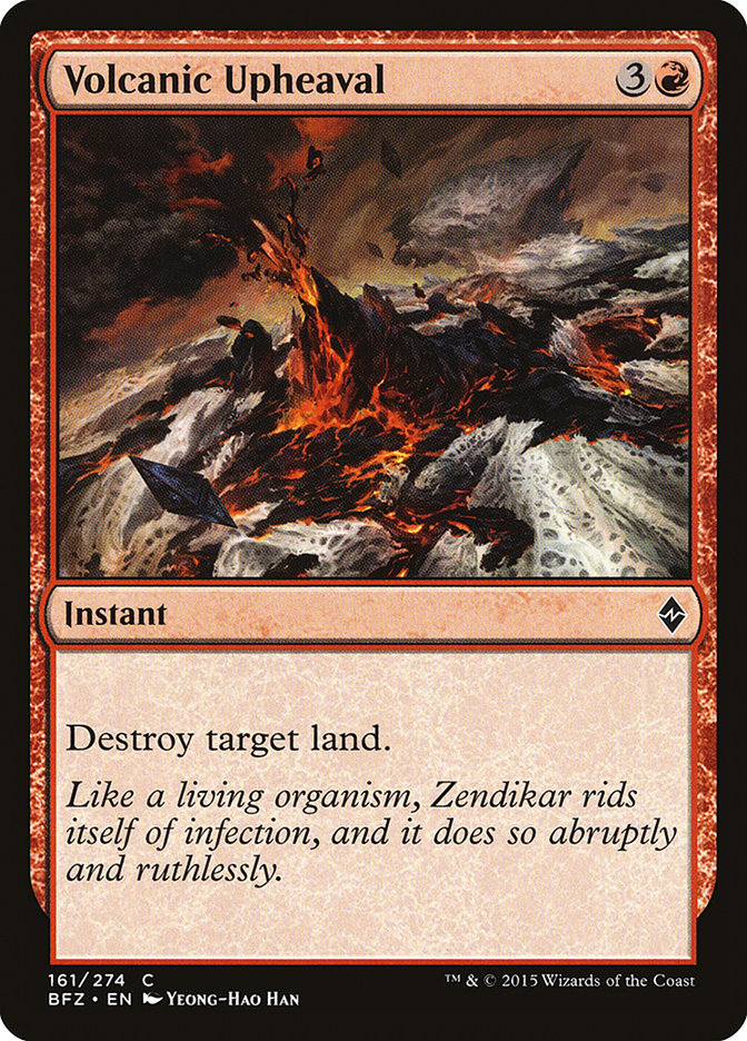 Volcanic Upheaval [Battle for Zendikar] | Game Master's Emporium (The New GME)