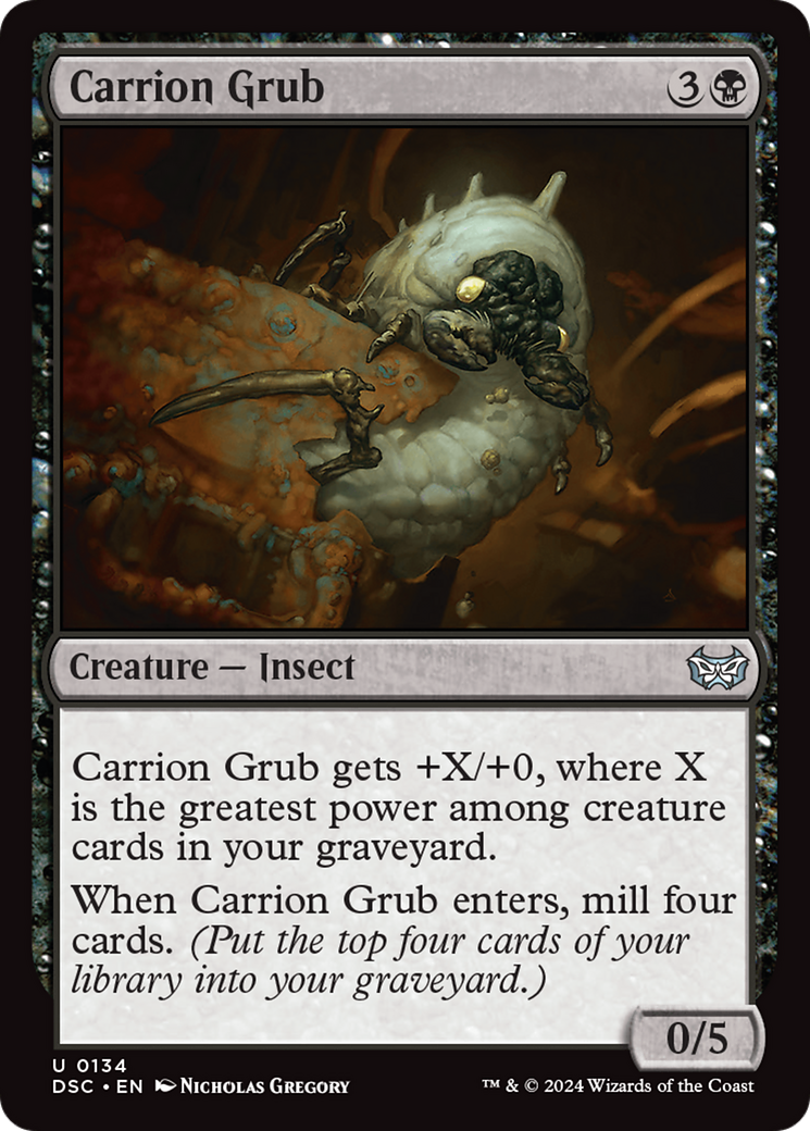 Carrion Grub [Duskmourn: House of Horror Commander] | Game Master's Emporium (The New GME)