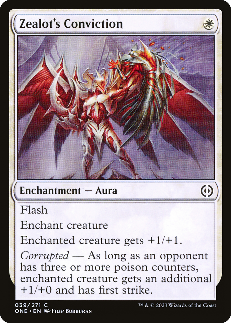 Zealot's Conviction [Phyrexia: All Will Be One] | Game Master's Emporium (The New GME)