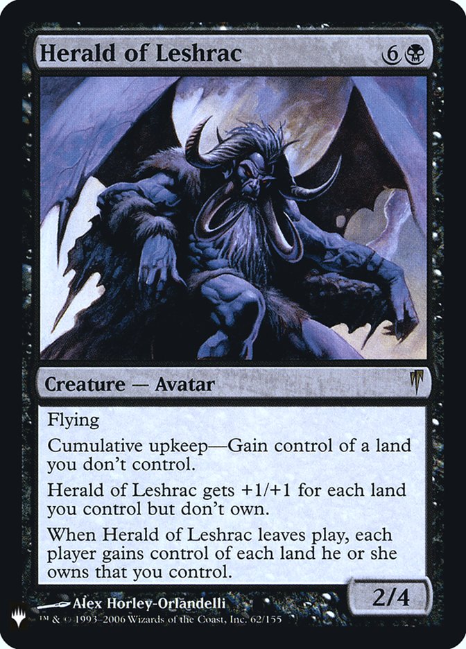 Herald of Leshrac [Mystery Booster] | Game Master's Emporium (The New GME)