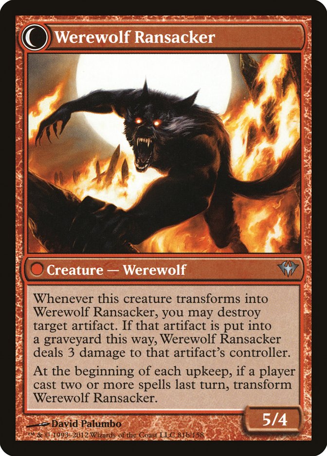 Afflicted Deserter // Werewolf Ransacker [Dark Ascension] | Game Master's Emporium (The New GME)