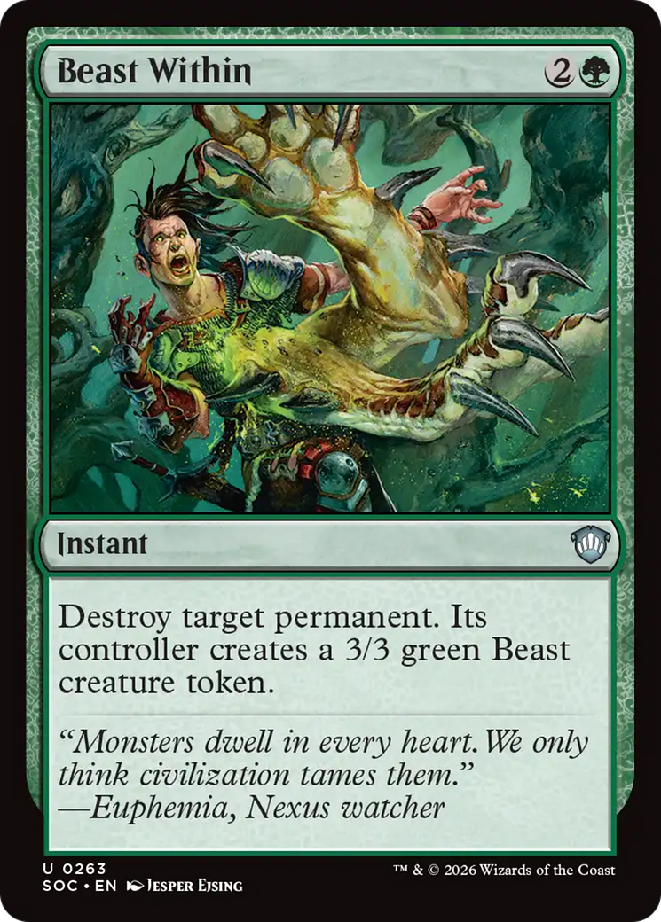 Beast Within [Secrets of Strixhaven Commander] | Game Master's Emporium (The New GME)
