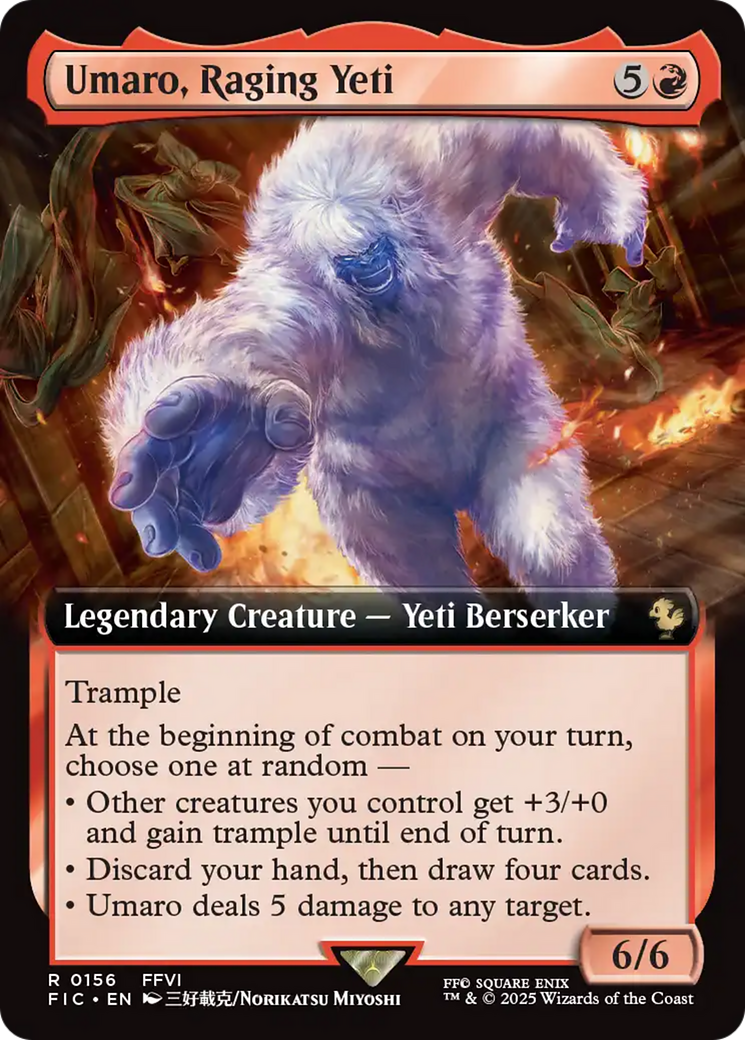 Umaro, Raging Yeti (Extended Art) [FINAL FANTASY Commander] | Game Master's Emporium (The New GME)