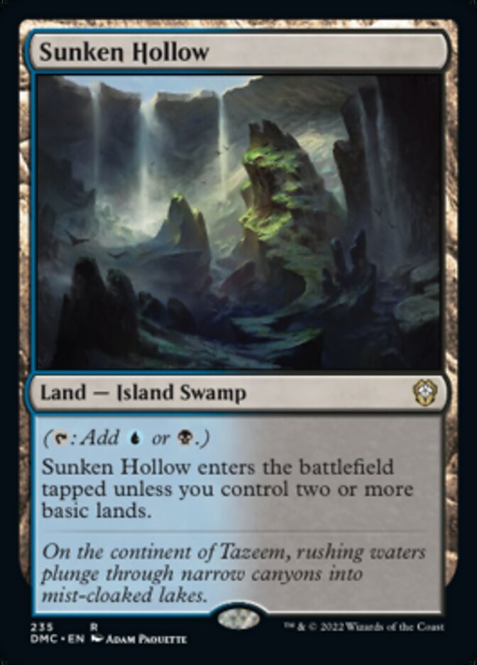 Sunken Hollow [Dominaria United Commander] | Game Master's Emporium (The New GME)