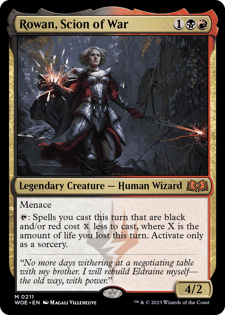 Rowan, Scion of War [Wilds of Eldraine] | Game Master's Emporium (The New GME)