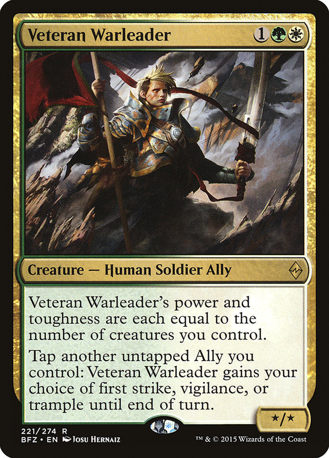 Veteran Warleader [Battle for Zendikar] | Game Master's Emporium (The New GME)