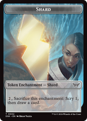 Shard // Manifest Double-Sided Token [Duskmourn: House of Horror Tokens] | Game Master's Emporium (The New GME)