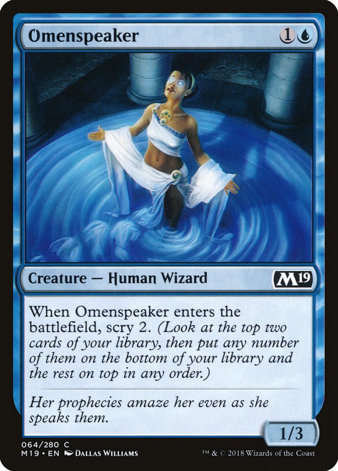 Omenspeaker [Core Set 2019] | Game Master's Emporium (The New GME)