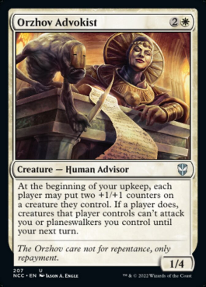 Orzhov Advokist [Streets of New Capenna Commander] | Game Master's Emporium (The New GME)