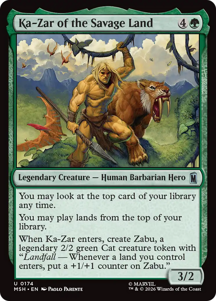 Ka-Zar of the Savage Land [Marvel Super Heroes] | Game Master's Emporium (The New GME)