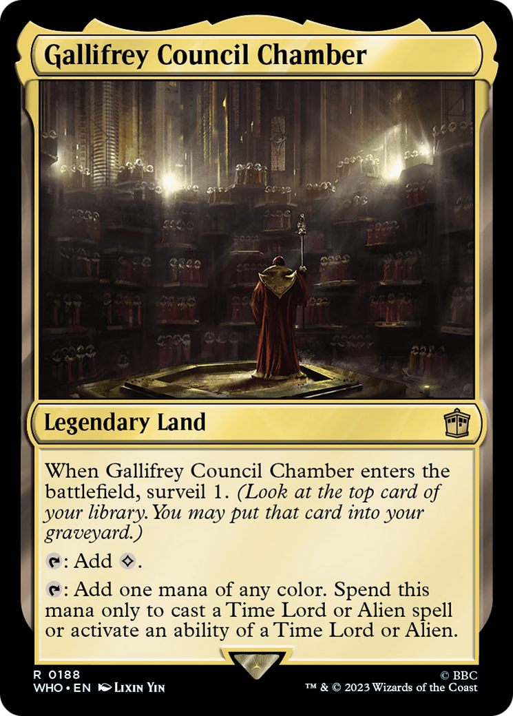 Gallifrey Council Chamber (Extended Art) [Doctor Who] | Game Master's Emporium (The New GME)