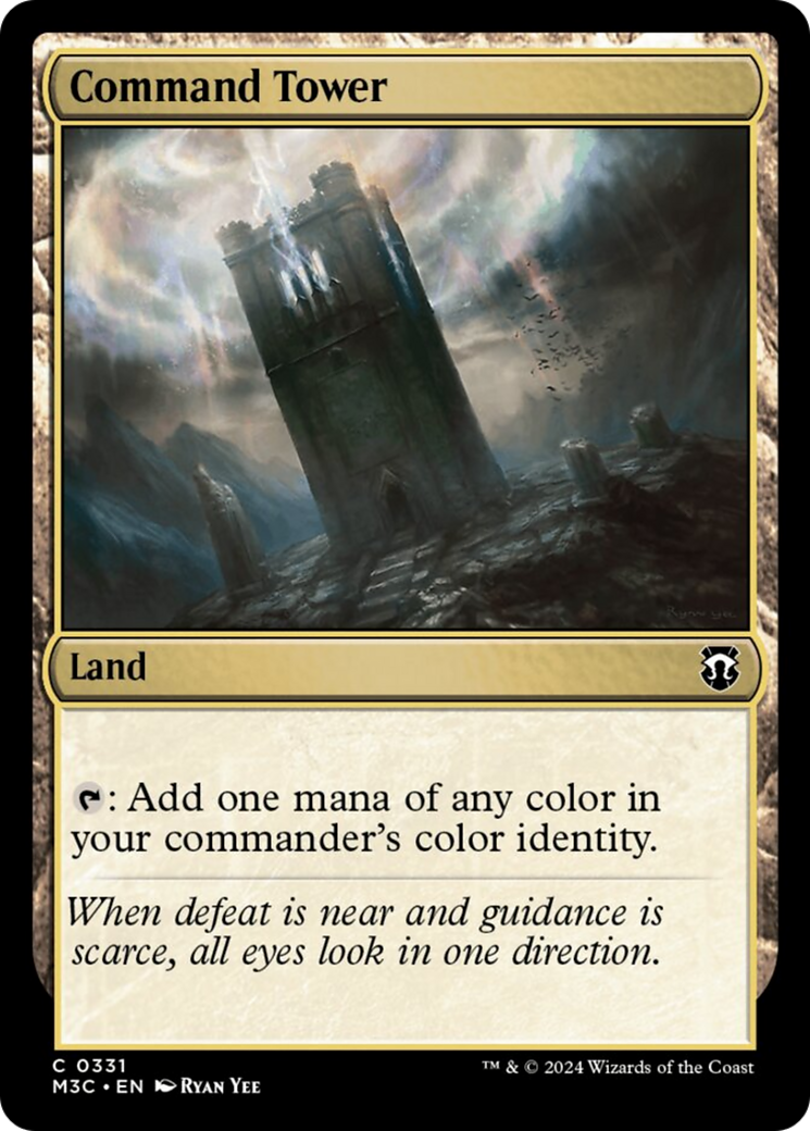 Command Tower (Ripple Foil) [Modern Horizons 3 Commander] | Game Master's Emporium (The New GME)