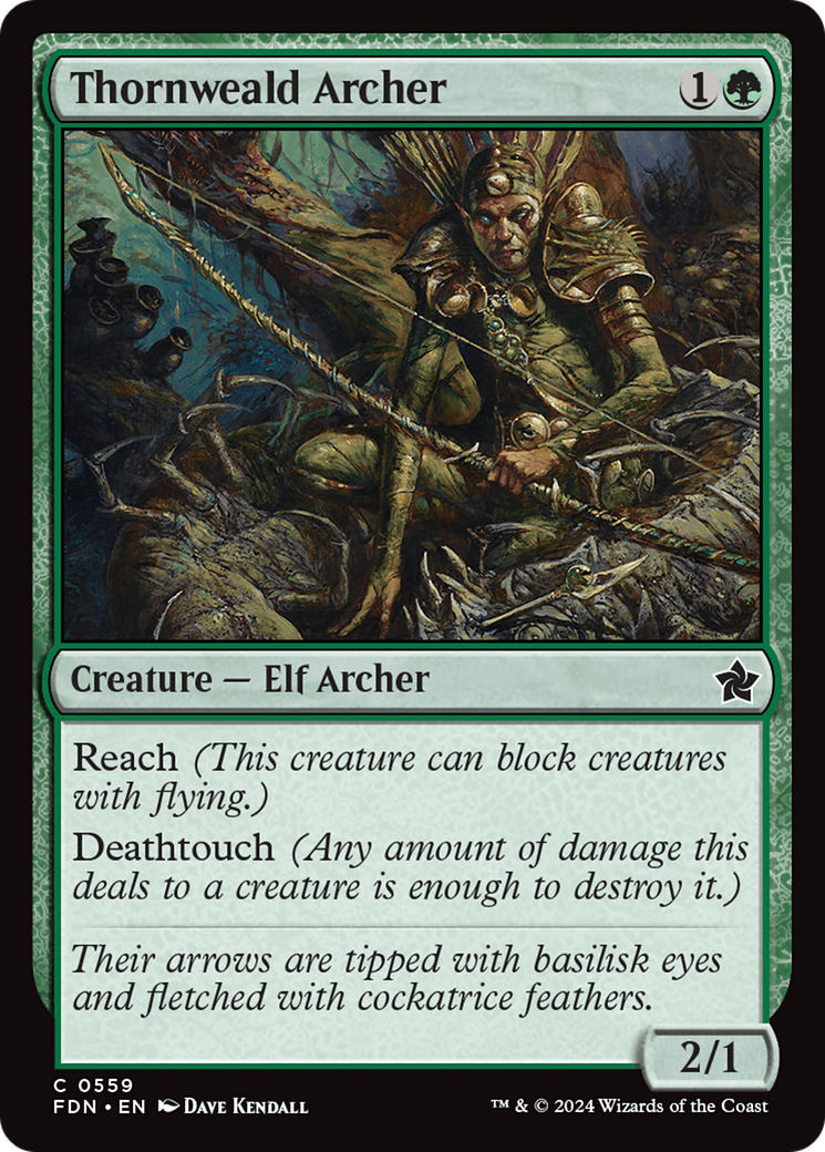 Thornweald Archer [Foundations] | Game Master's Emporium (The New GME)
