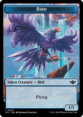 Mercenary // Bird Double-Sided Token [Outlaws of Thunder Junction Tokens] | Game Master's Emporium (The New GME)