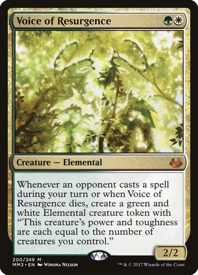 Voice of Resurgence [Modern Masters 2017] | Game Master's Emporium (The New GME)