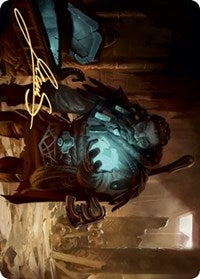 Vault Robber Art Card (Gold-Stamped Signature) [Kaldheim Art Series] | Game Master's Emporium (The New GME)
