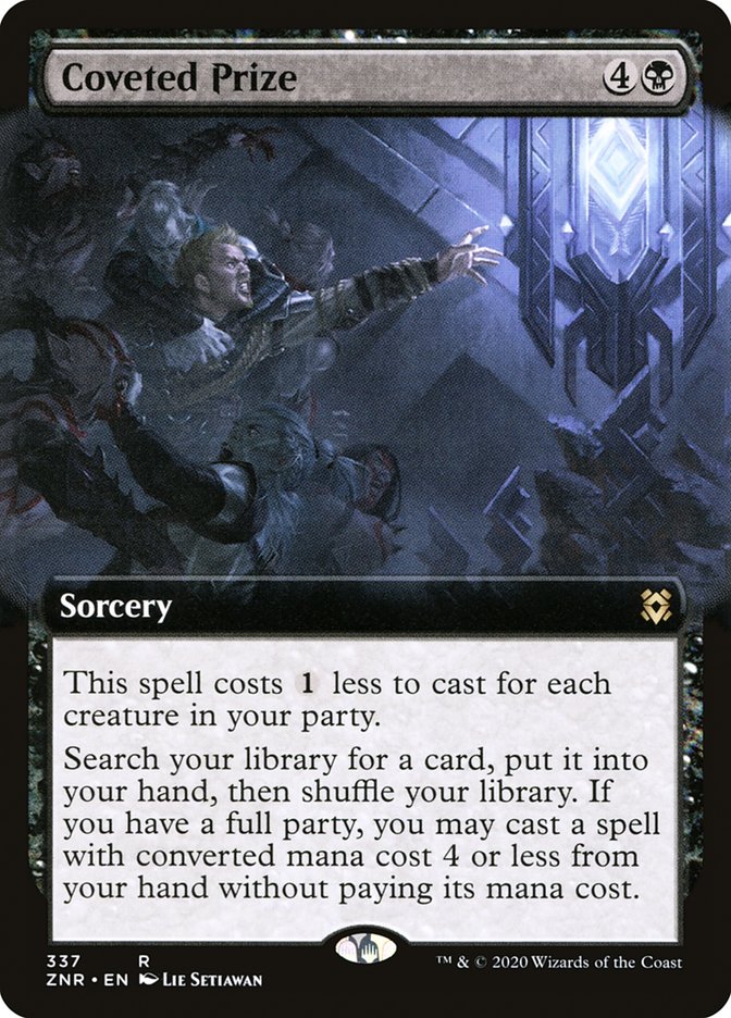 Coveted Prize (Extended Art) [Zendikar Rising] | Game Master's Emporium (The New GME)