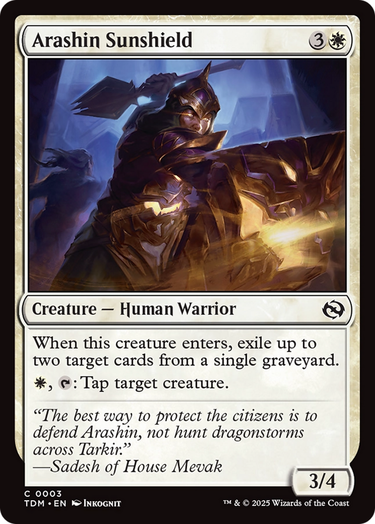 Arashin Sunshield [Tarkir: Dragonstorm] | Game Master's Emporium (The New GME)