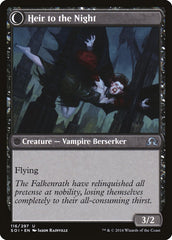 Heir of Falkenrath // Heir to the Night [Shadows over Innistrad] | Game Master's Emporium (The New GME)