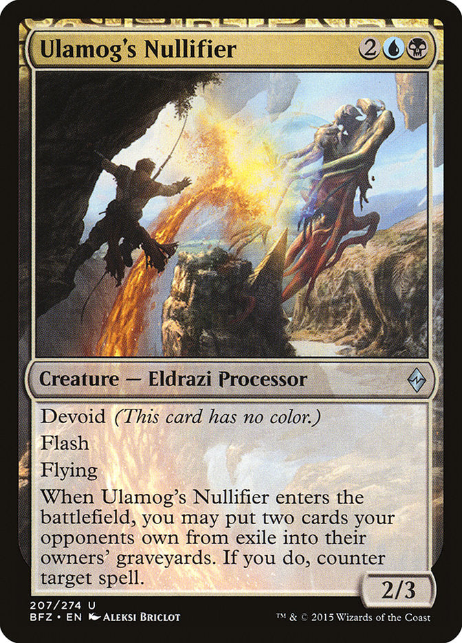Ulamog's Nullifier [Battle for Zendikar] | Game Master's Emporium (The New GME)