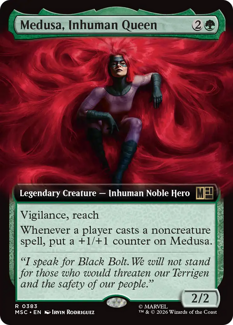 Medusa, Inhuman Queen (Extended Art) [Marvel Super Heroes Commander] | Game Master's Emporium (The New GME)