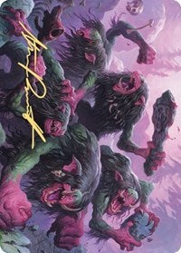 Hagi Mob Art Card (Gold-Stamped Signature) [Kaldheim Art Series] | Game Master's Emporium (The New GME)