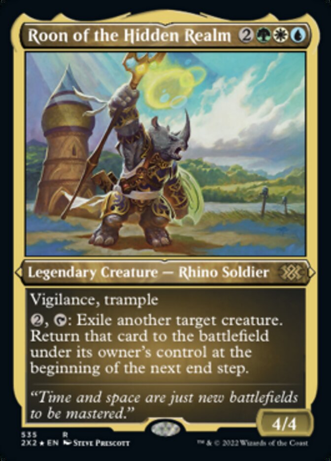 Roon of the Hidden Realm (Foil Etched) [Double Masters 2022] | Game Master's Emporium (The New GME)