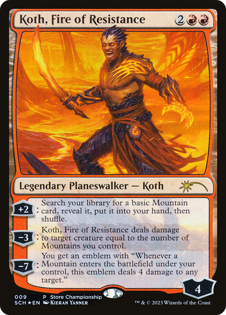 Koth, Fire of Resistance [Store Championships 2023] | Game Master's Emporium (The New GME)