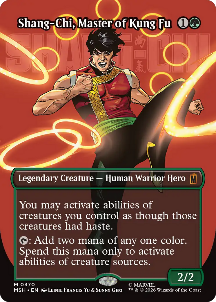 Shang-Chi, Master of Kung Fu (Borderless) (0370) [Marvel Super Heroes] | Game Master's Emporium (The New GME)