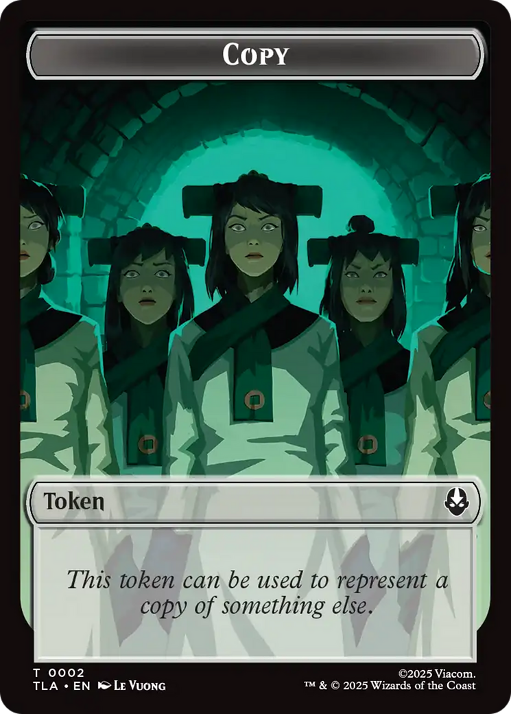 Copy (0002) // Soldier (0011) Double-Sided Token [Avatar: The Last Airbender Tokens] | Game Master's Emporium (The New GME)