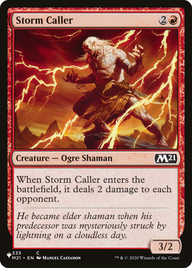 Storm Caller [The List] | Game Master's Emporium (The New GME)