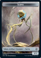 Servo // Treasure Double-Sided Token [Dungeons & Dragons: Adventures in the Forgotten Realms Commander Tokens] | Game Master's Emporium (The New GME)