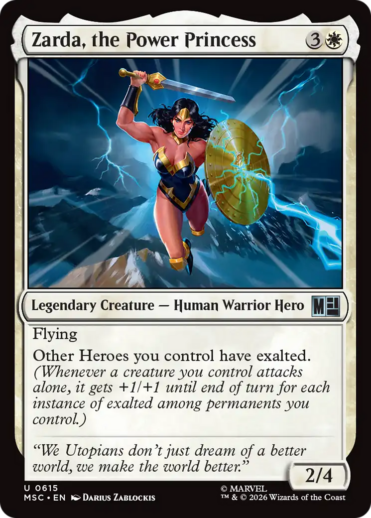 Zarda, the Power Princess [Marvel Super Heroes Commander] | Game Master's Emporium (The New GME)