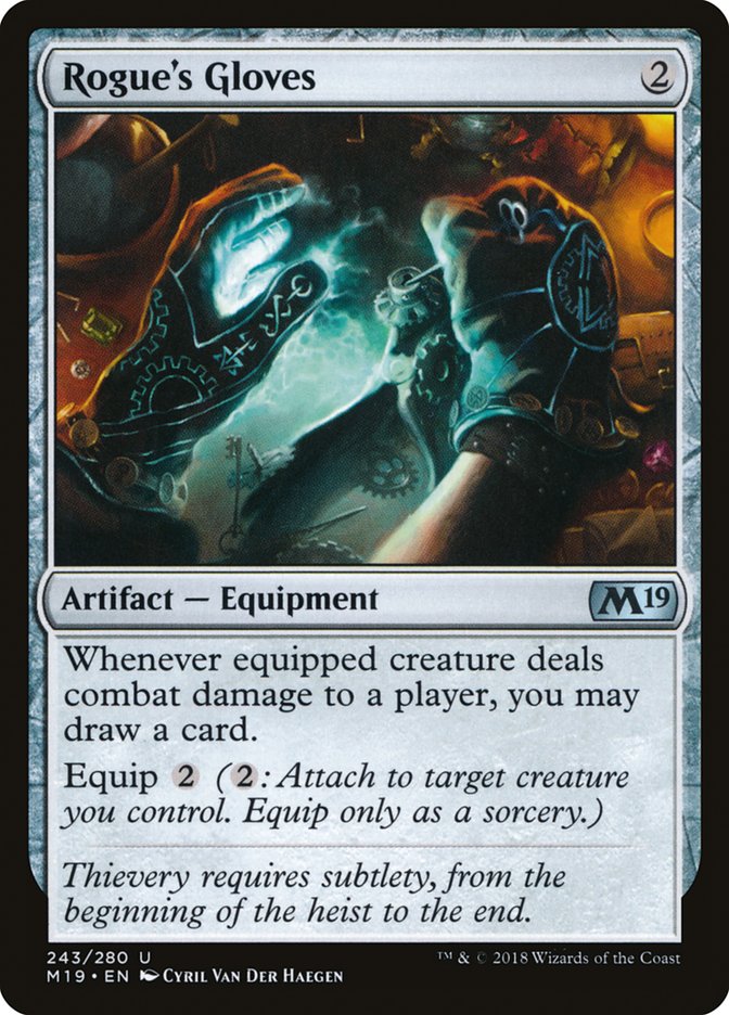 Rogue's Gloves [Core Set 2019] | Game Master's Emporium (The New GME)