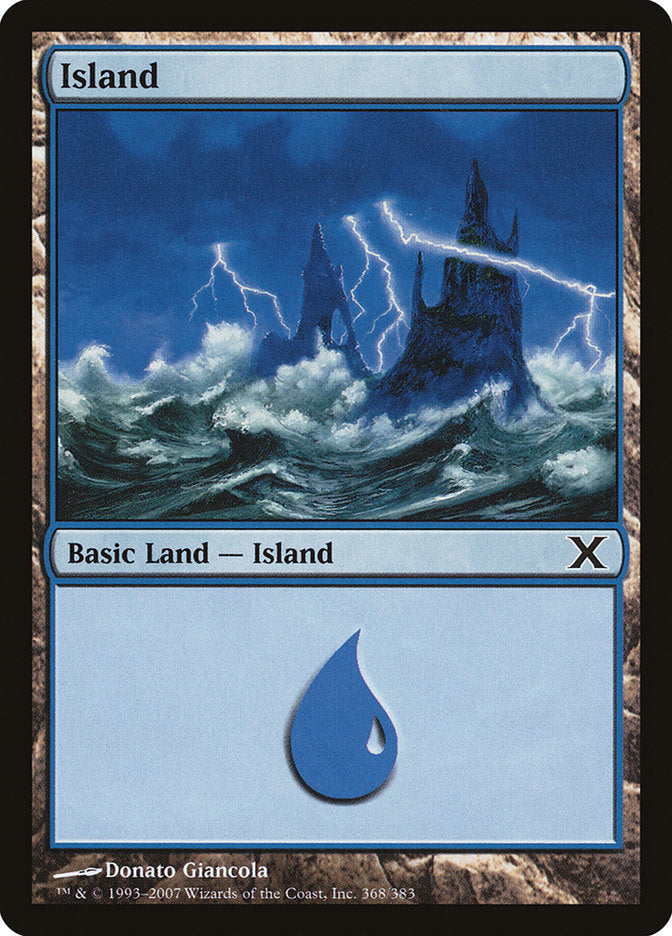 Island (368) [Tenth Edition] | Game Master's Emporium (The New GME)