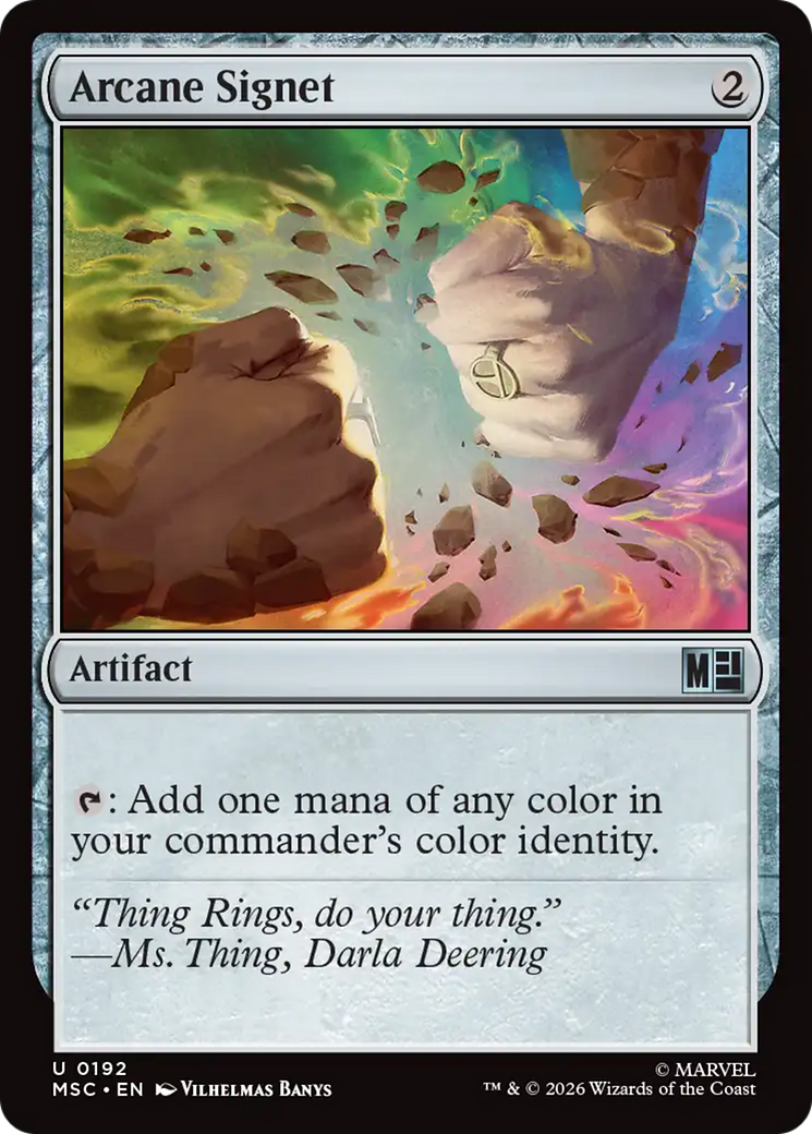 Arcane Signet (0192) [Marvel Super Heroes Commander] | Game Master's Emporium (The New GME)