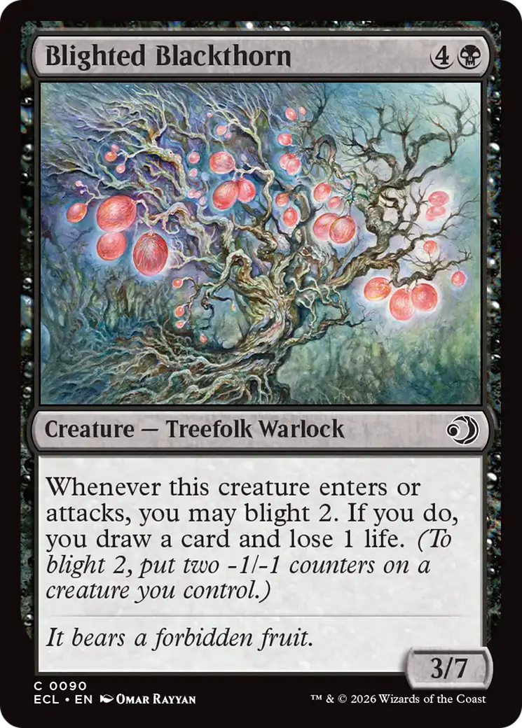 Blighted Blackthorn [Lorwyn Eclipsed] | Game Master's Emporium (The New GME)
