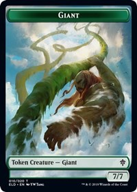 Giant // Food (15) Double-Sided Token [Throne of Eldraine Tokens] | Game Master's Emporium (The New GME)