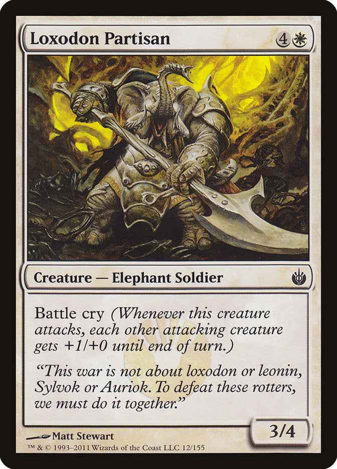 Loxodon Partisan [Mirrodin Besieged] | Game Master's Emporium (The New GME)